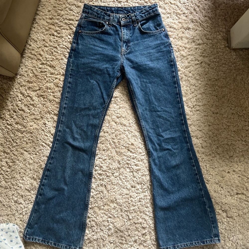 The Ragged Priest Blue Flare Jeans